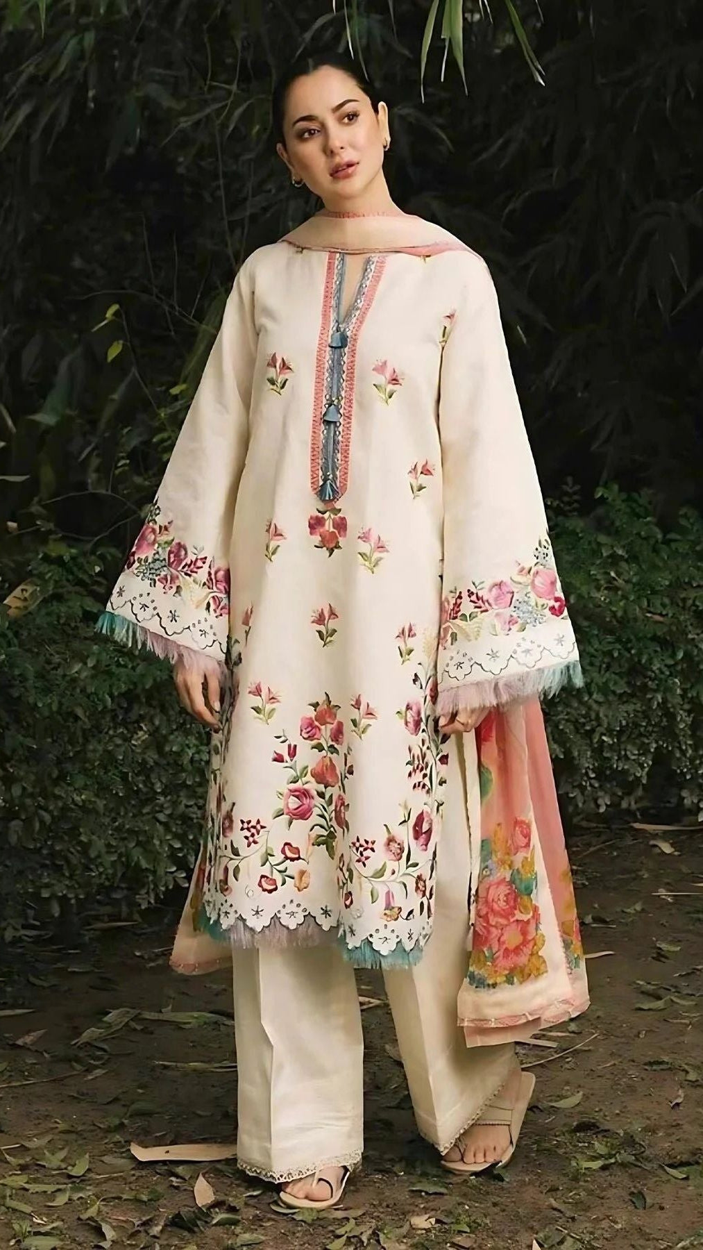 ZARA SHAHJAHAN LAWN EMBROIDERY SUIT (3 PIECE)