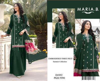 MARIA B  LAWN  EMBROIDERY SUIT (3 PIECE)