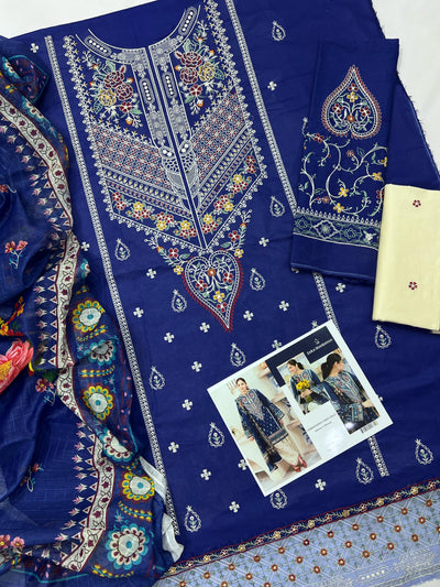 ZARA SHAHJAHAN LAWN EMBROIDERY SUIT (3 PIECE)