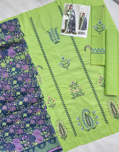 ZARA SHAHJAHAN LAWN EMBROIDERY SUIT (3 PIECE)