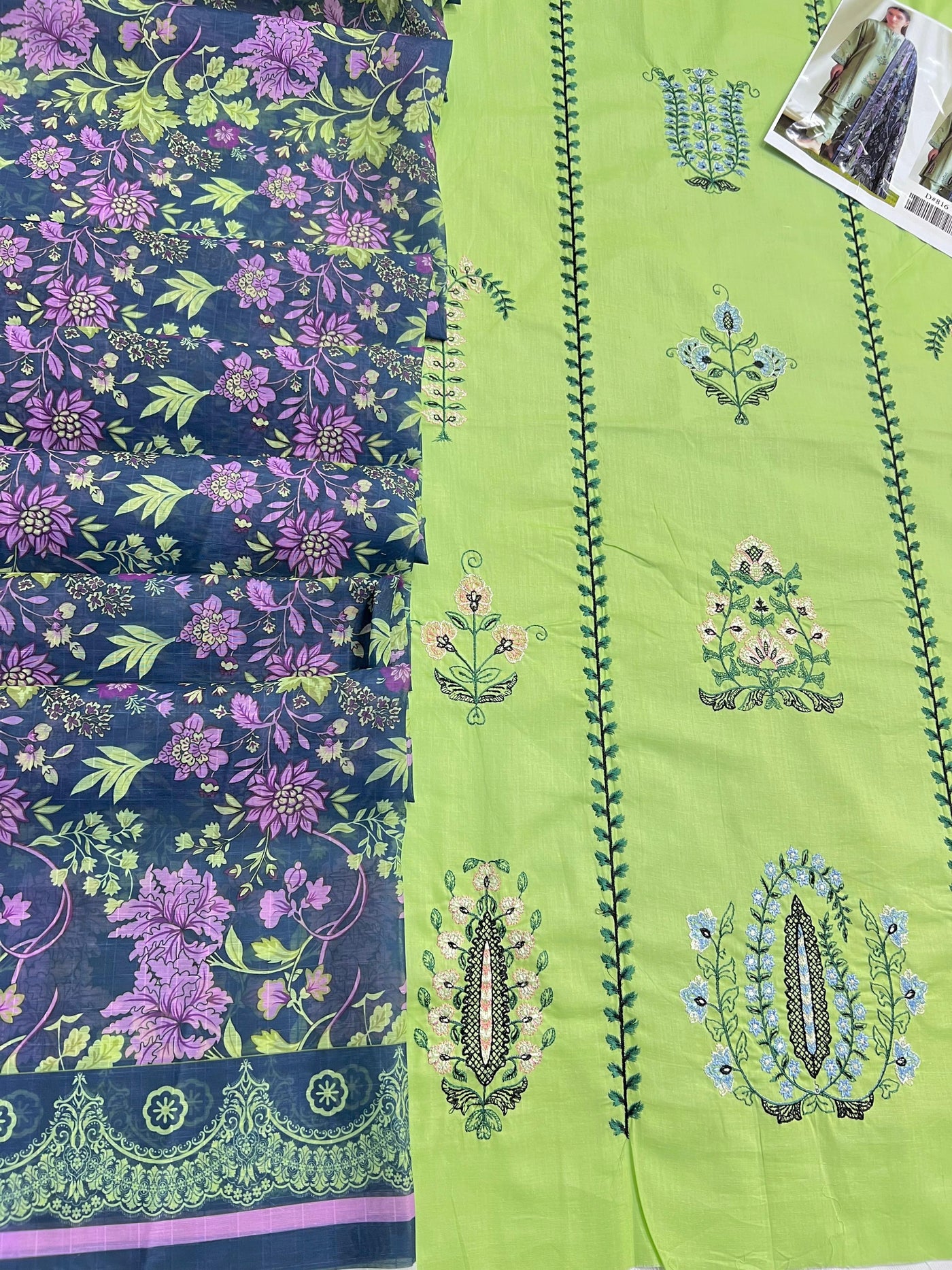 ZARA SHAHJAHAN LAWN EMBROIDERY SUIT (3 PIECE)