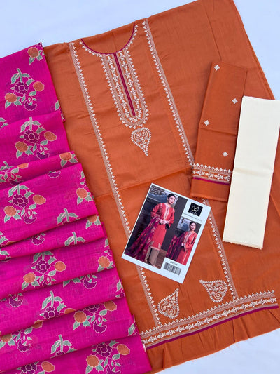 LIBAS LAWN EMBROIDERY SUIT (3 PIECE)