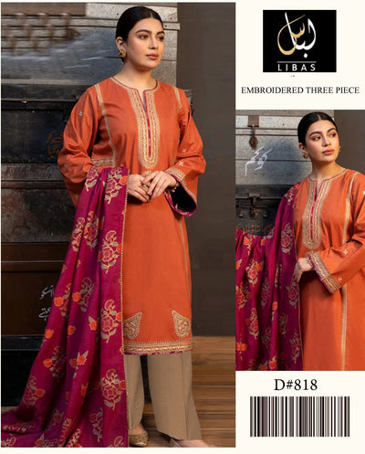 LIBAS LAWN EMBROIDERY SUIT (3 PIECE)