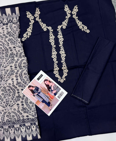 ASLING LAWN EMBROIDERY SUIT (3 PIECE)