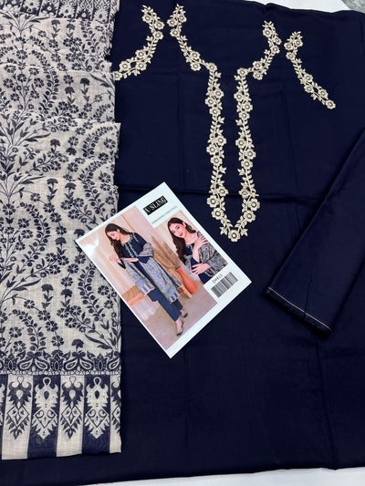 ASLING LAWN EMBROIDERY SUIT (3 PIECE)