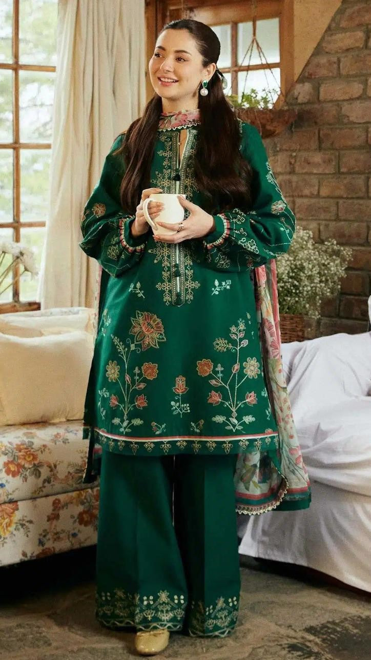 ZARA SHAHJAHAN LAWN EMBROIDERY SUIT (3 PIECE)