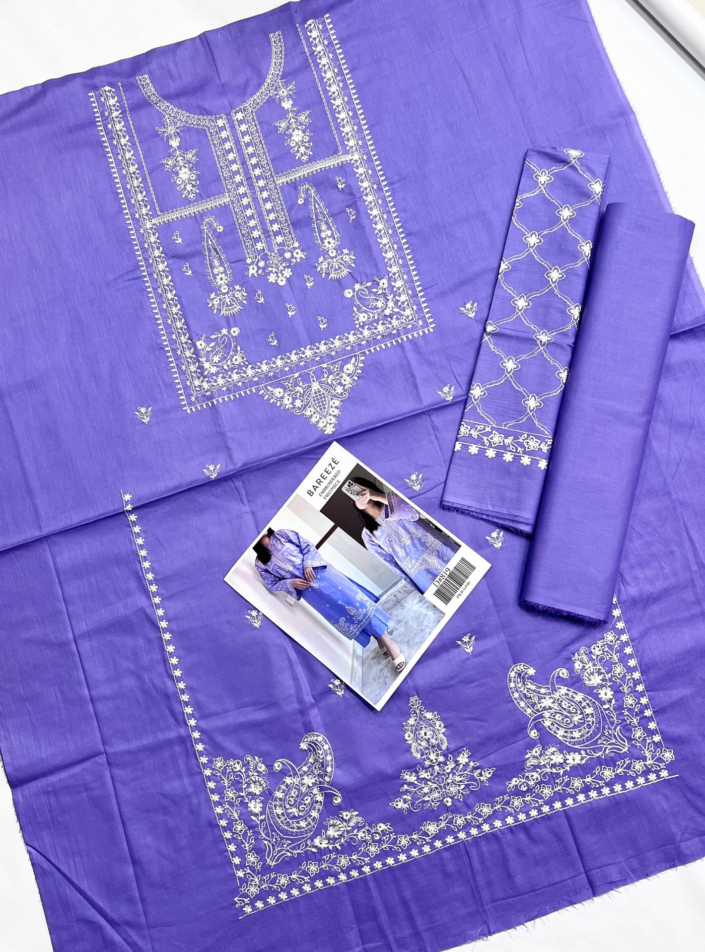 BAREEZE LAWN EMBROIDEY SUIT (2 PIECE)