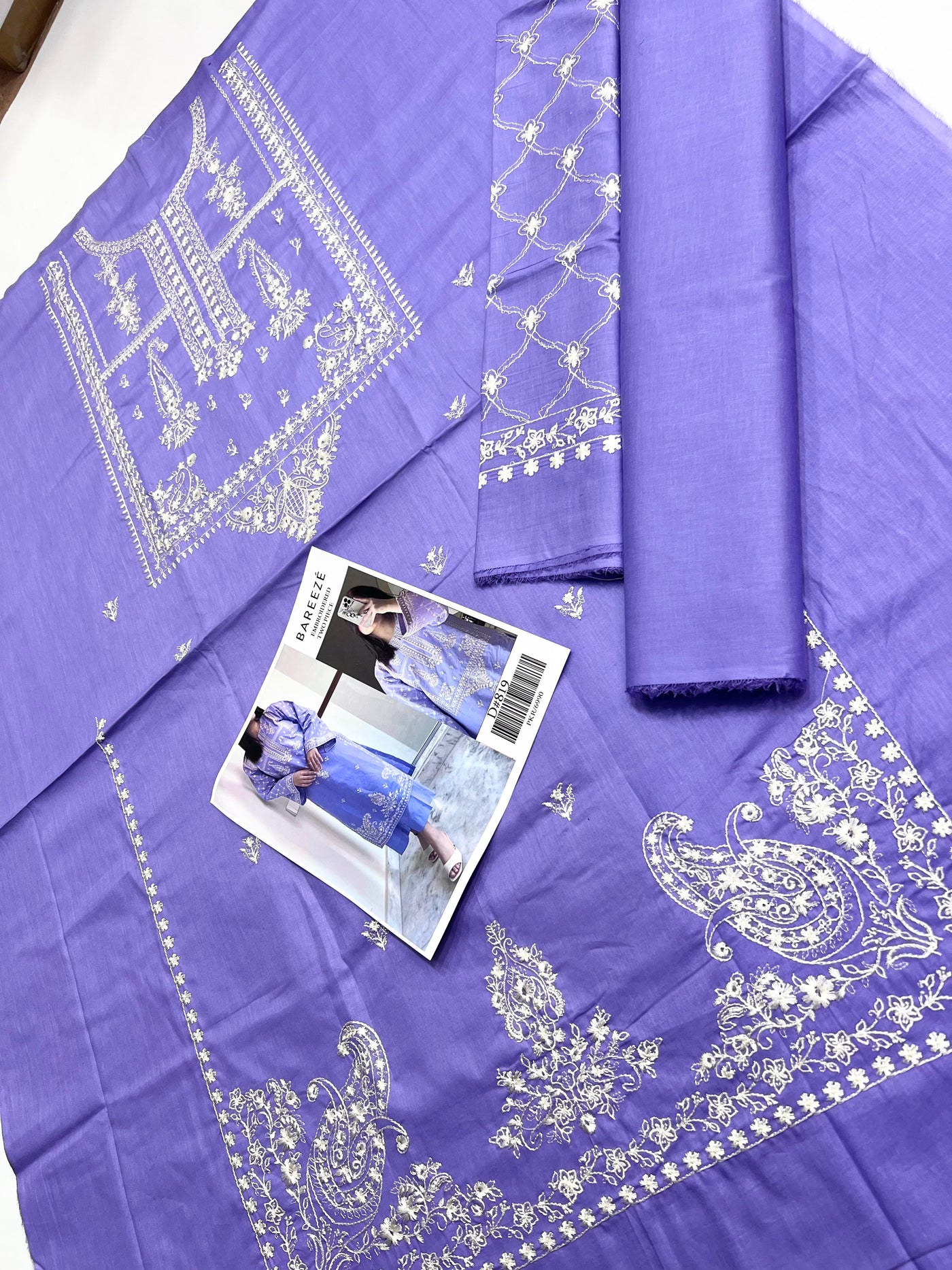 BAREEZE LAWN EMBROIDEY SUIT (2 PIECE)