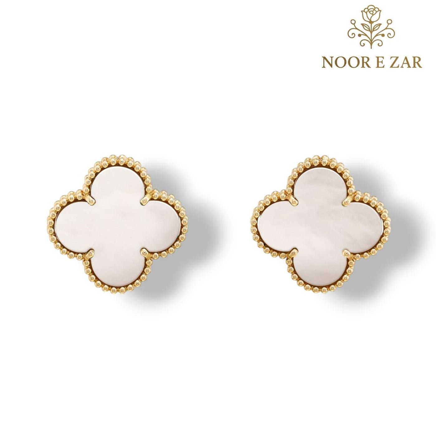 Celeste Clover Studs