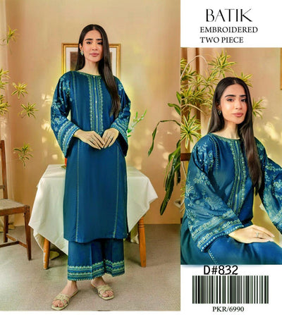 BATIK LAWN EMBROIDERY SUIT (2 PIECE)