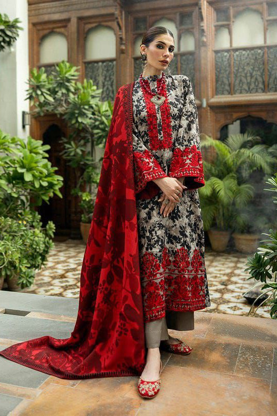 ZARA SHAHJAHAN LAWN EMBROIDER SUIT (3 PIECE)