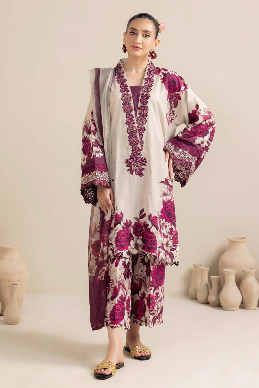 ADAN LIBAS LAWN EMBROIDER SUIT (3 PIECE)