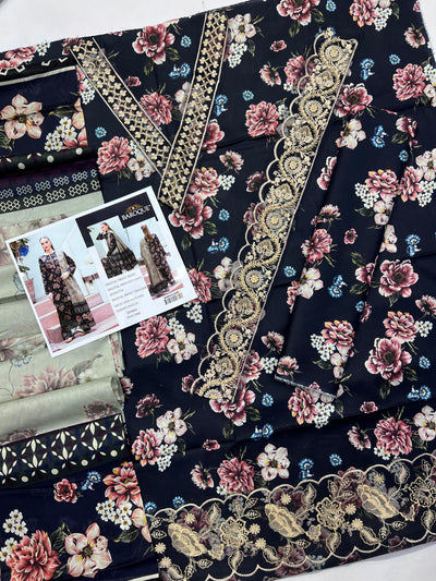 BAROQUE LAWN EMBROIDER SUIT (3 PIECE)