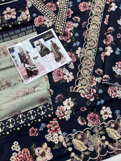 BAROQUE LAWN EMBROIDER SUIT (3 PIECE)