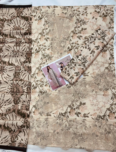 AFROZEH LAWN EMBROIDER SUIT (3 PIECE)