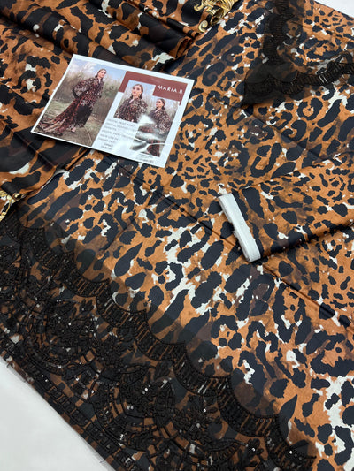 MARIA B LAWN EMBROIDER SUIT (3 PIECE)