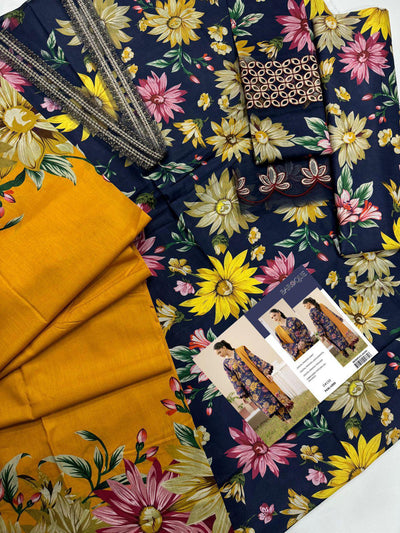 BAROQUE LAWN EMBROIDER SUIT (3 PIECE)