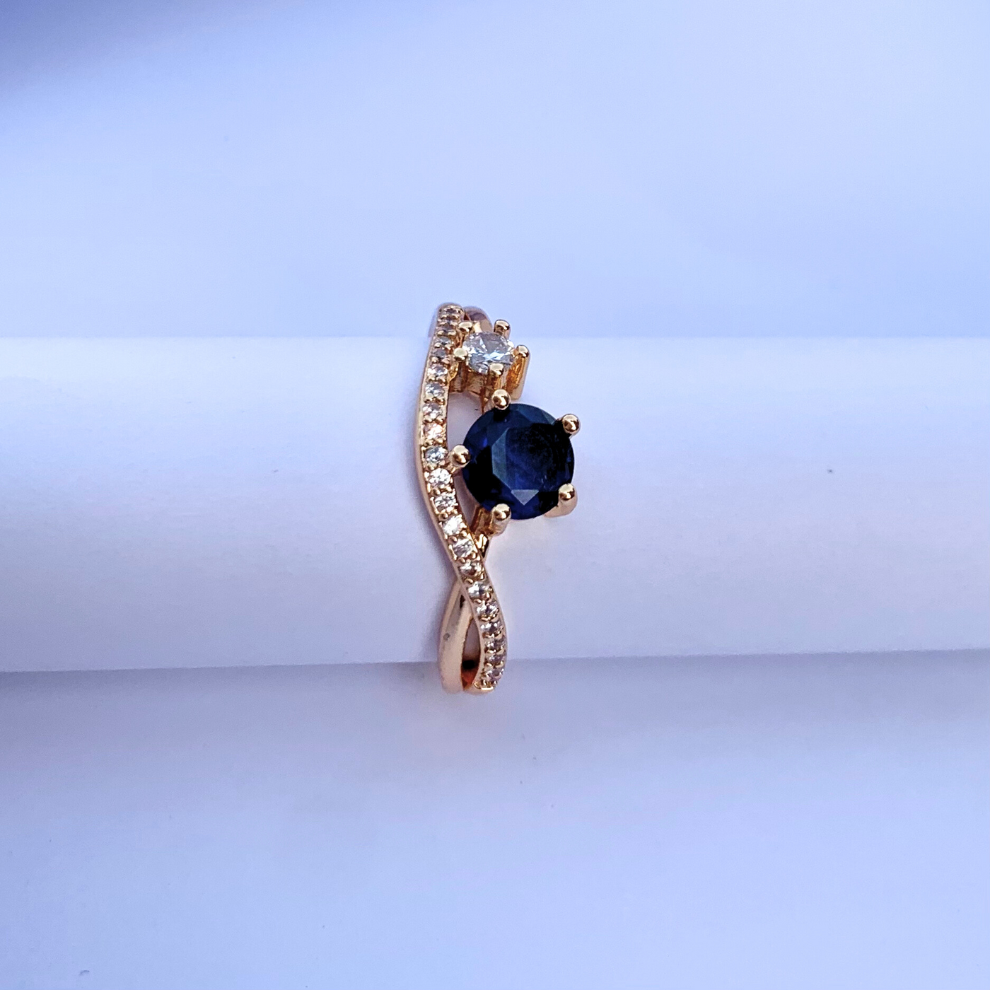 Sapphire Whisper Ring