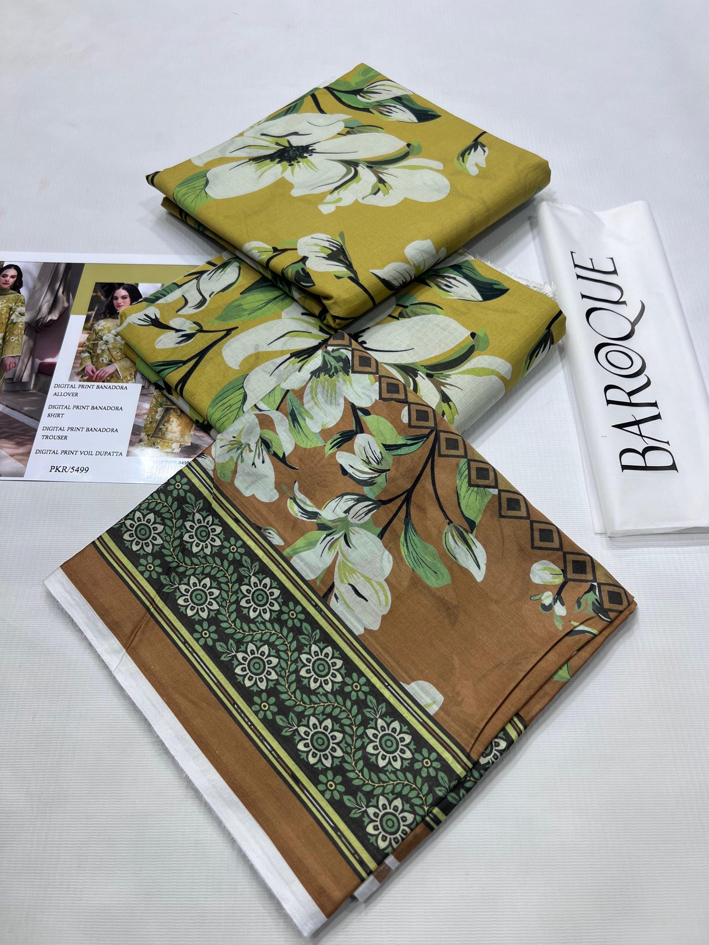 BAROQUE BANA DORIA LAWN DIGITAL PRINT ALLOVER