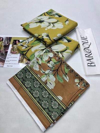 BAROQUE BANA DORIA LAWN DIGITAL PRINT ALLOVER
